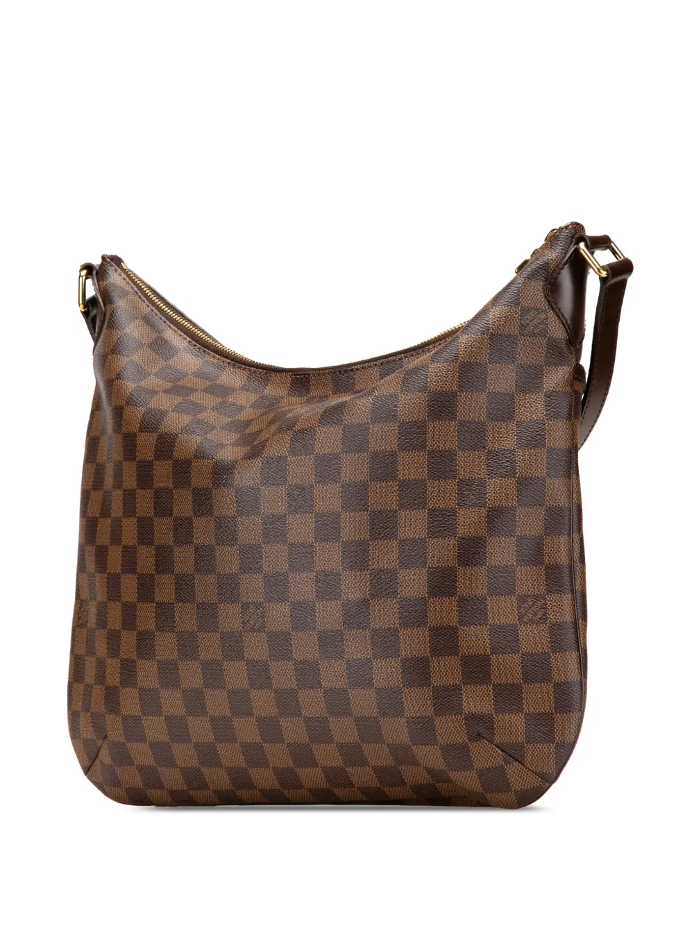 Pre-owned Louis Vuitton 2009 Damier Ebene Bloomsbury Gm Crossbody Bag