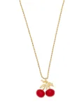 Kenneth Jay Lane Cherry necklace - Gold
