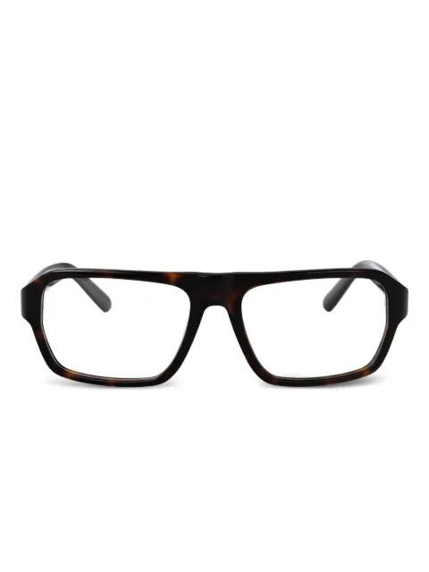 GCDS lunettes de vue à monture rectangulaire