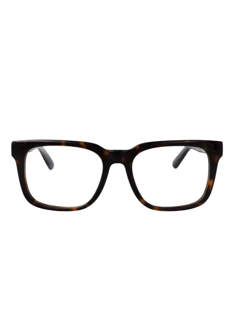 GCDS tortoiseshell logo glasses