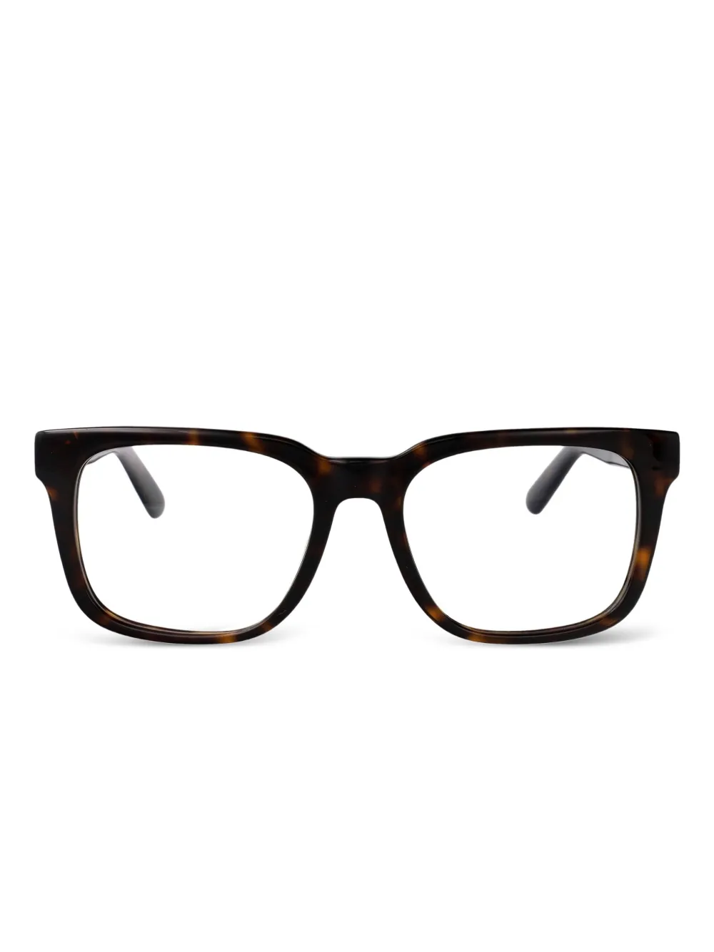 GCDS tortoiseshell logo glasses Bruin