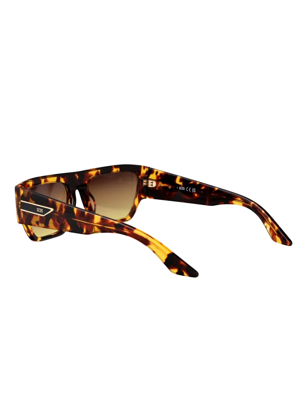 GCDS tortoiseshell geometric sunglasses Bruin