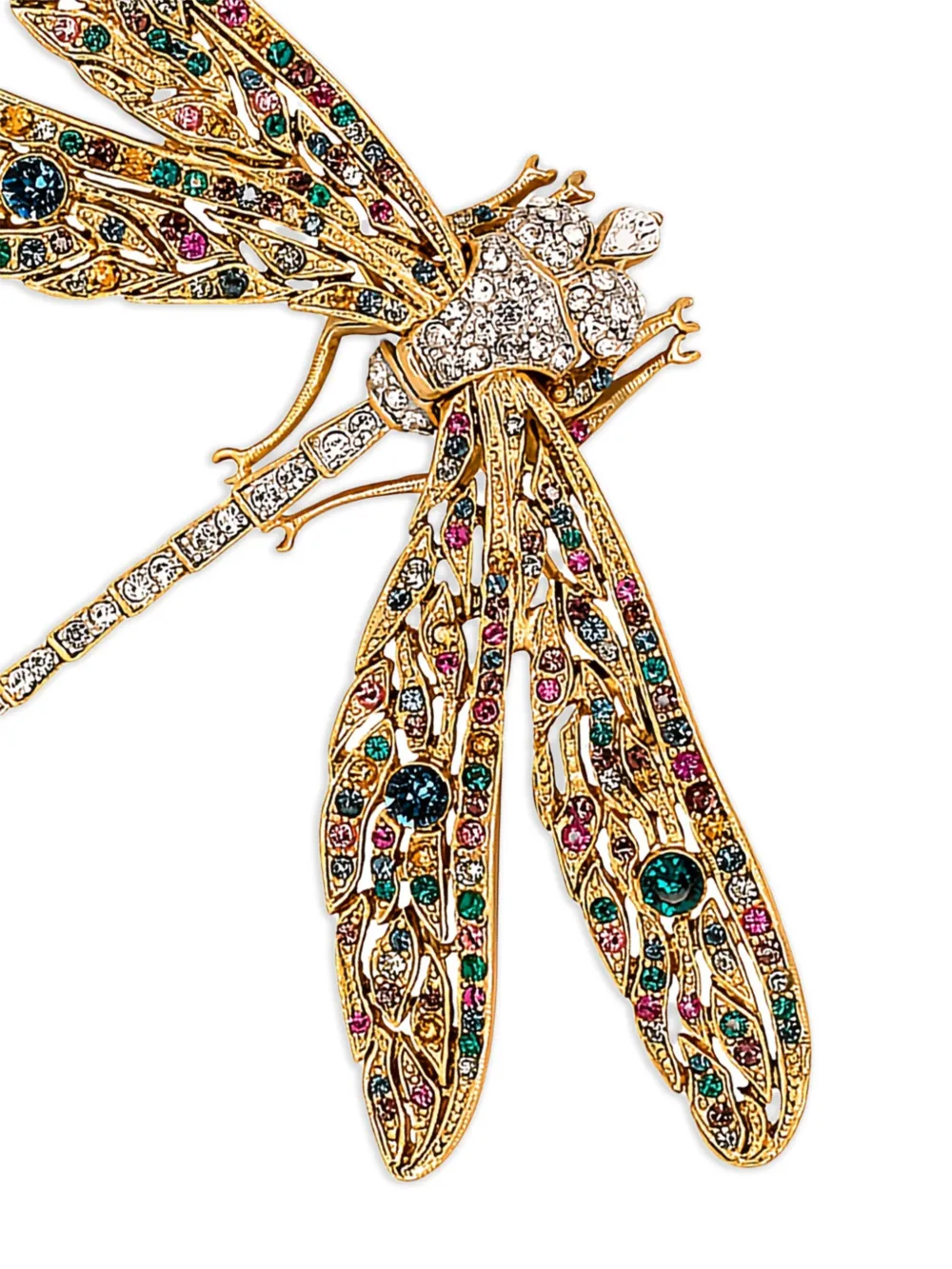Kenneth Jay Lane Dragonfly speld - Goud