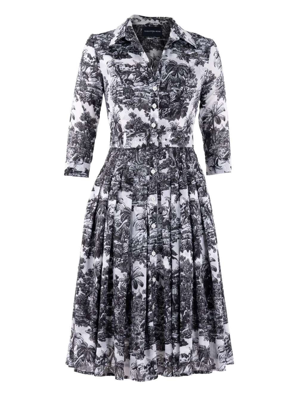 cotton midi dress