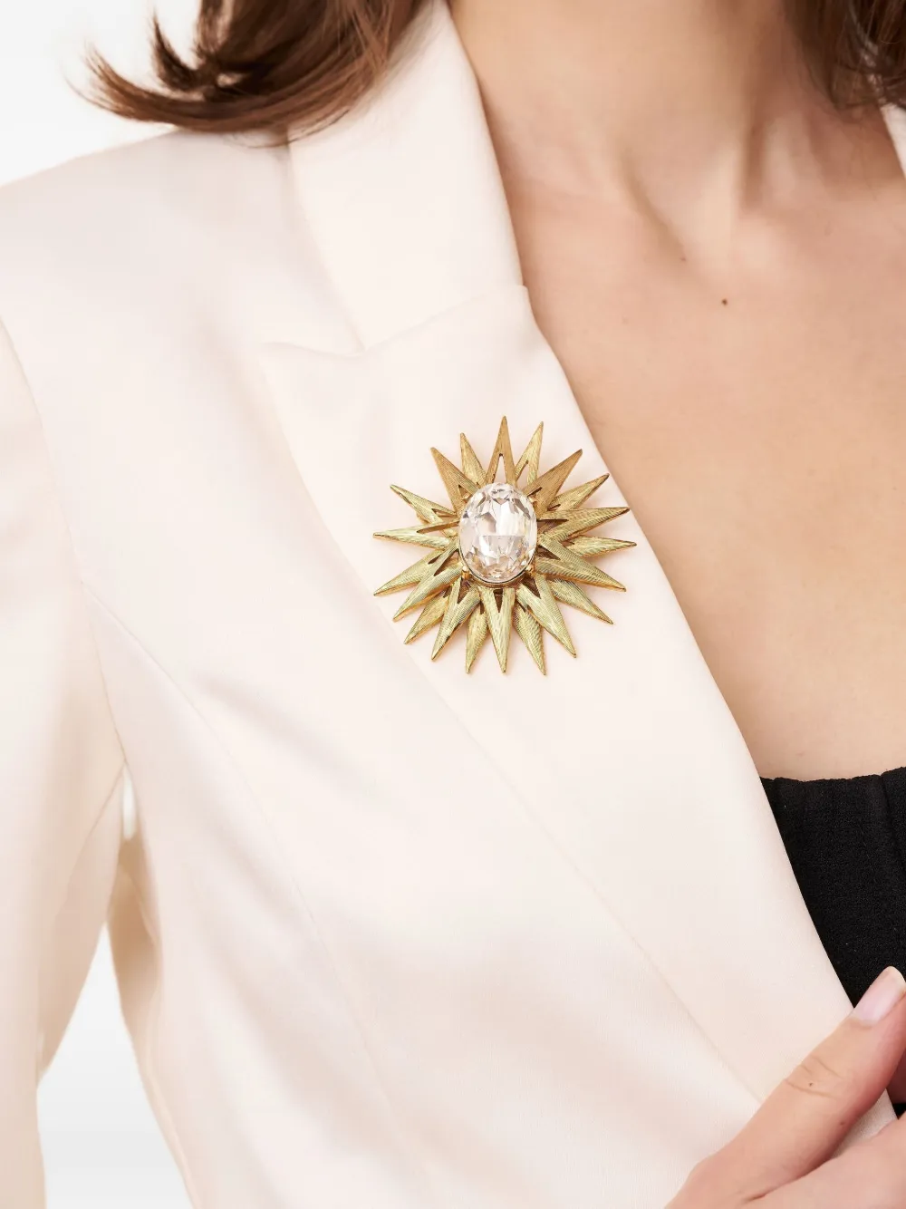 Kenneth Jay Lane Starburst speld - Goud