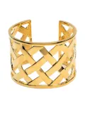 Kenneth Jay Lane Basketweave cuff - Gold