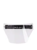 FACE-OFF transparent visor - White