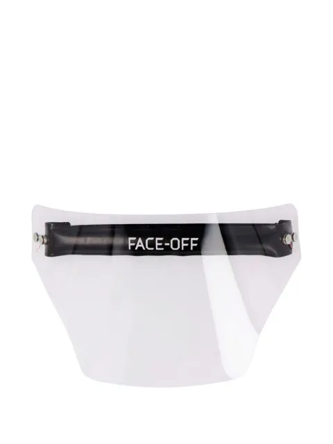 FACE-OFF transparent visor