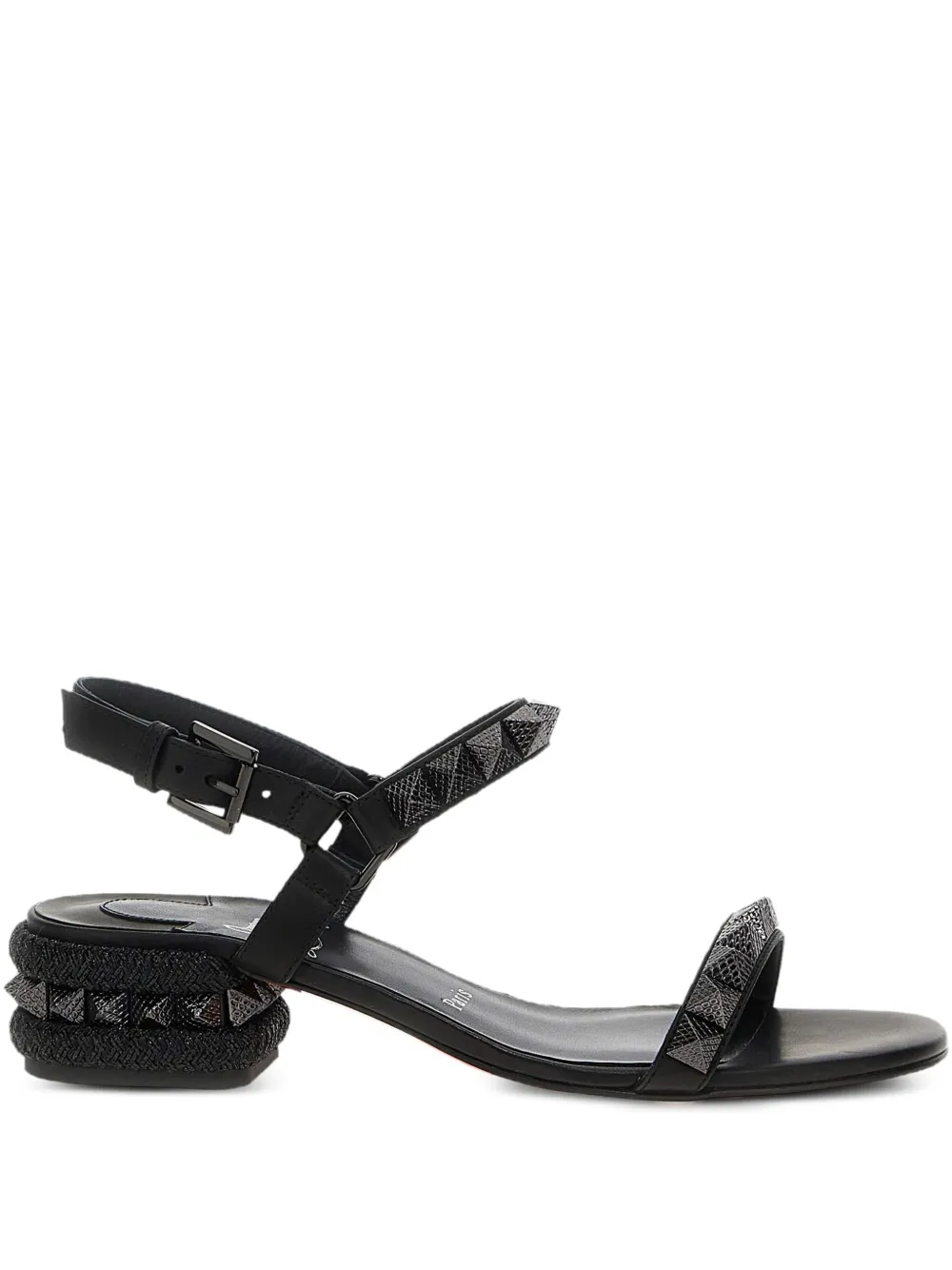 Christian Louboutin sandalias Pyrasand con tacón de 30mm | negro | Image 1
