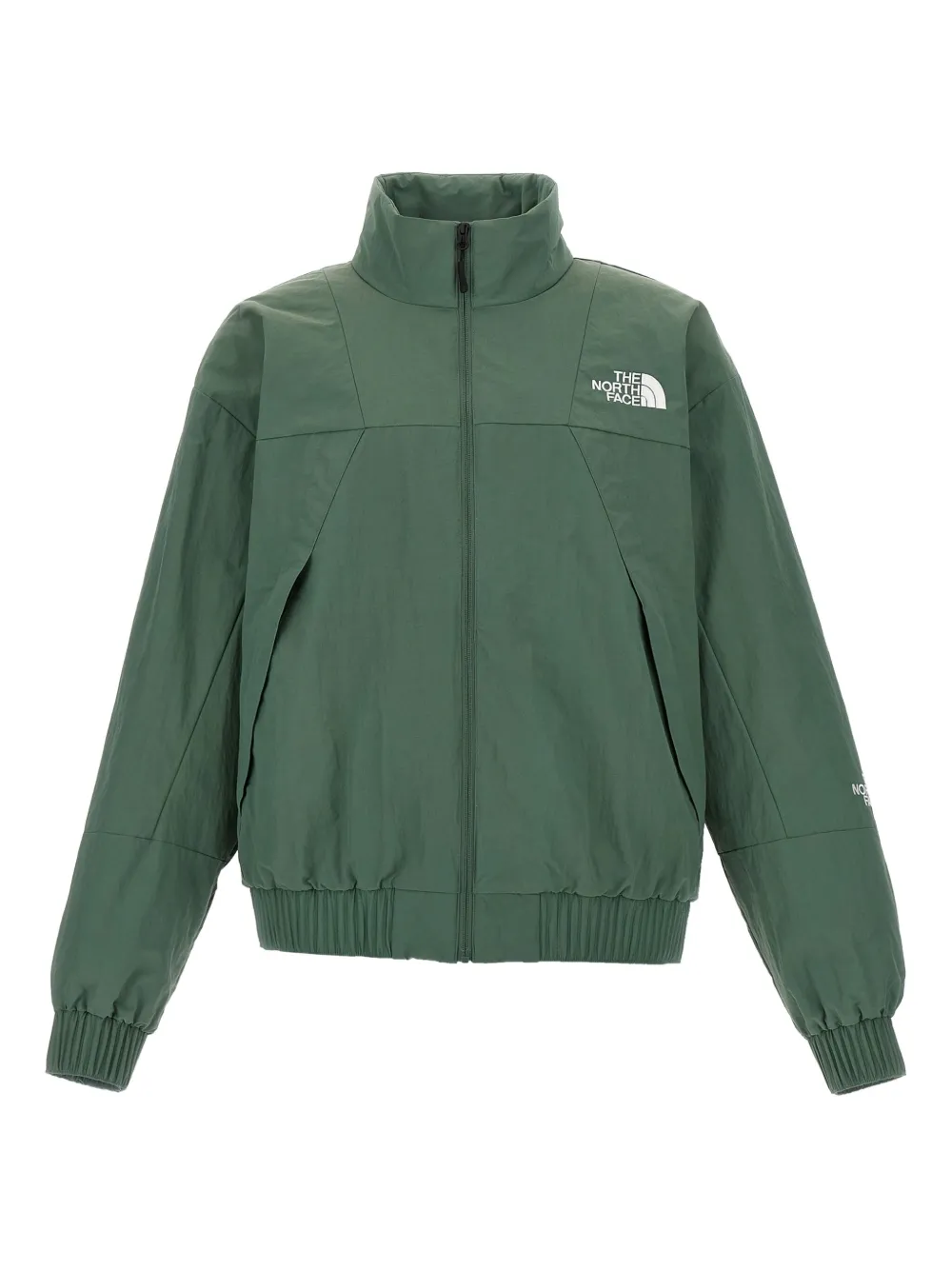 The North Face collared zip-up jacket | Green | Image 1