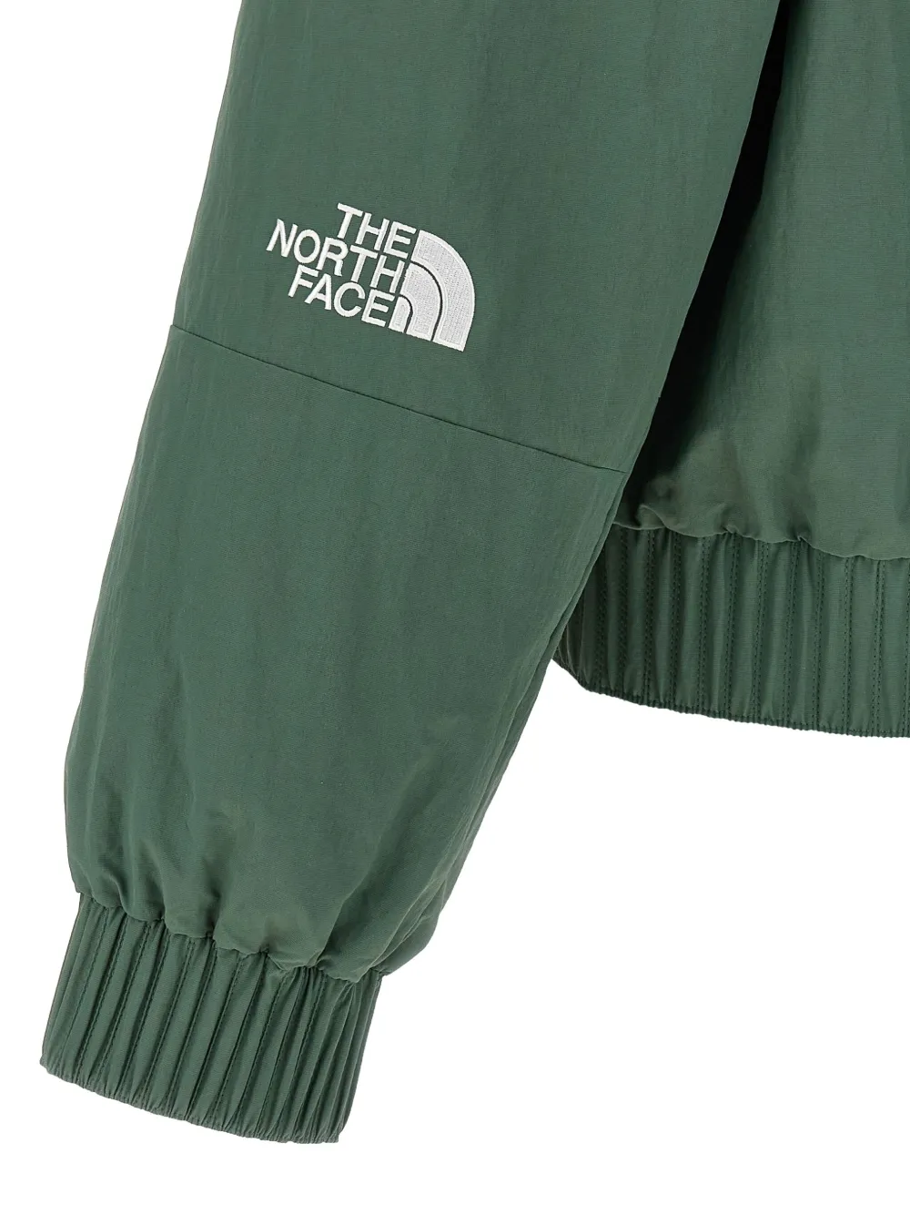 The North Face Jack met rits en kraag Groen