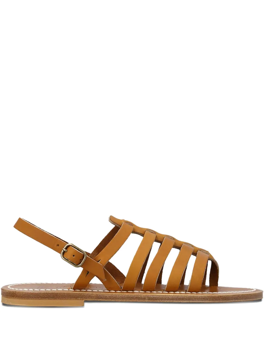 K. Jacques Homere leather ankle-strap sandals Brown