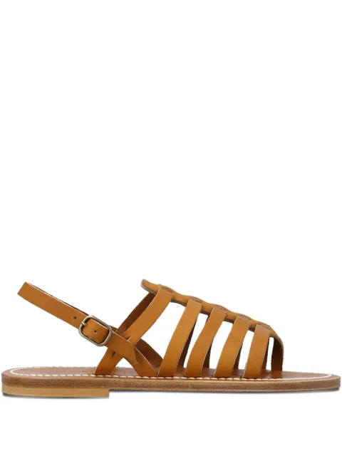 K. Jacques Homere leather ankle-strap sandals