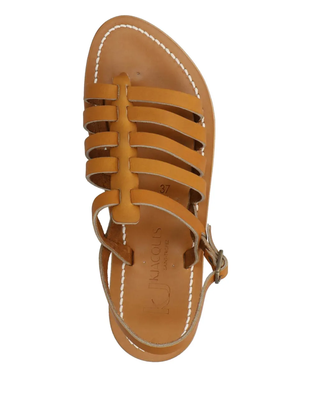 K. Jacques Homere leather ankle-strap sandals Brown