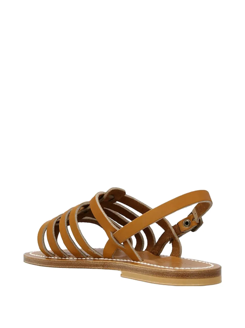 K. Jacques Homere leather ankle-strap sandals Brown