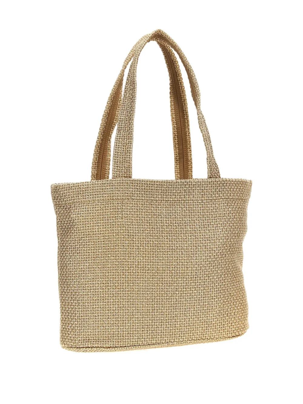 Jimmy Choo woven tote bag Goud