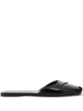 The Row Milla flat sandals - Black