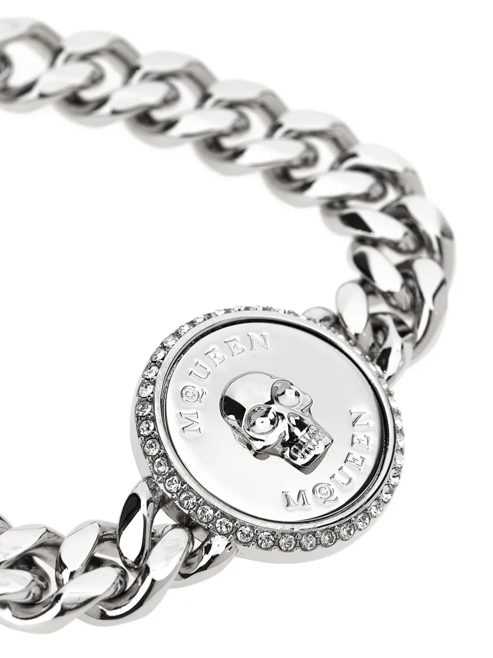 Alexander Mcqueen Regal Skull Chain Bracelet