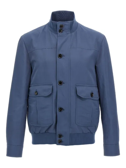 Brioni The 75th button-front bomber jacket