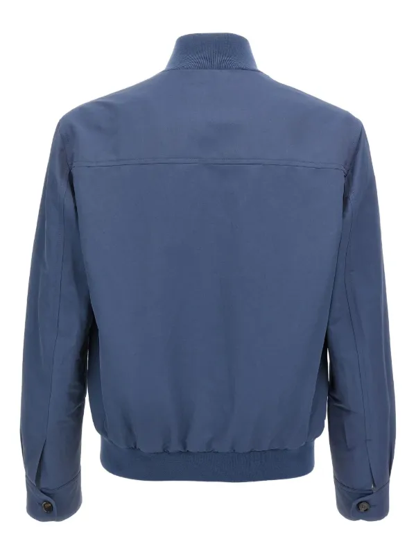 Brioni The 75th ボンバージャケット | ブルー | FARFETCH JP