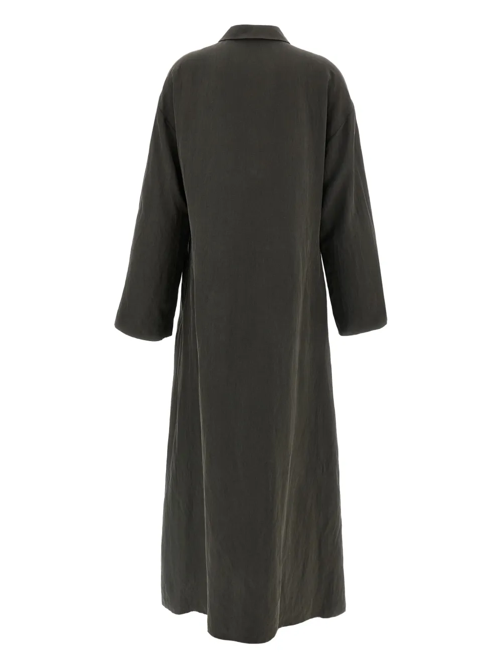 The Row Millen collared maxi dress Grijs