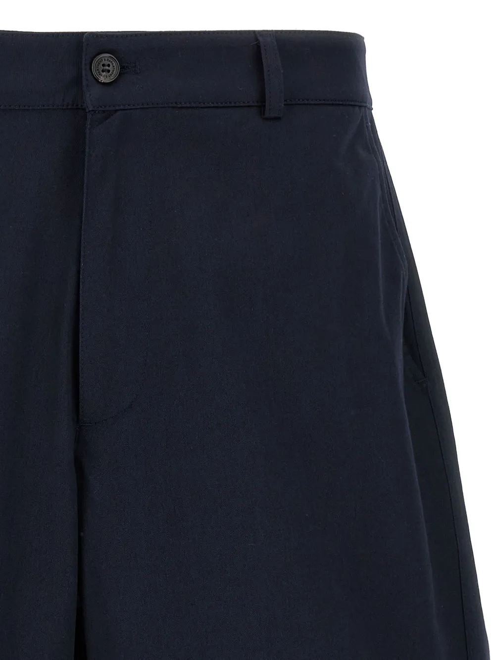 Department 5 Shorts met logopatch Blauw