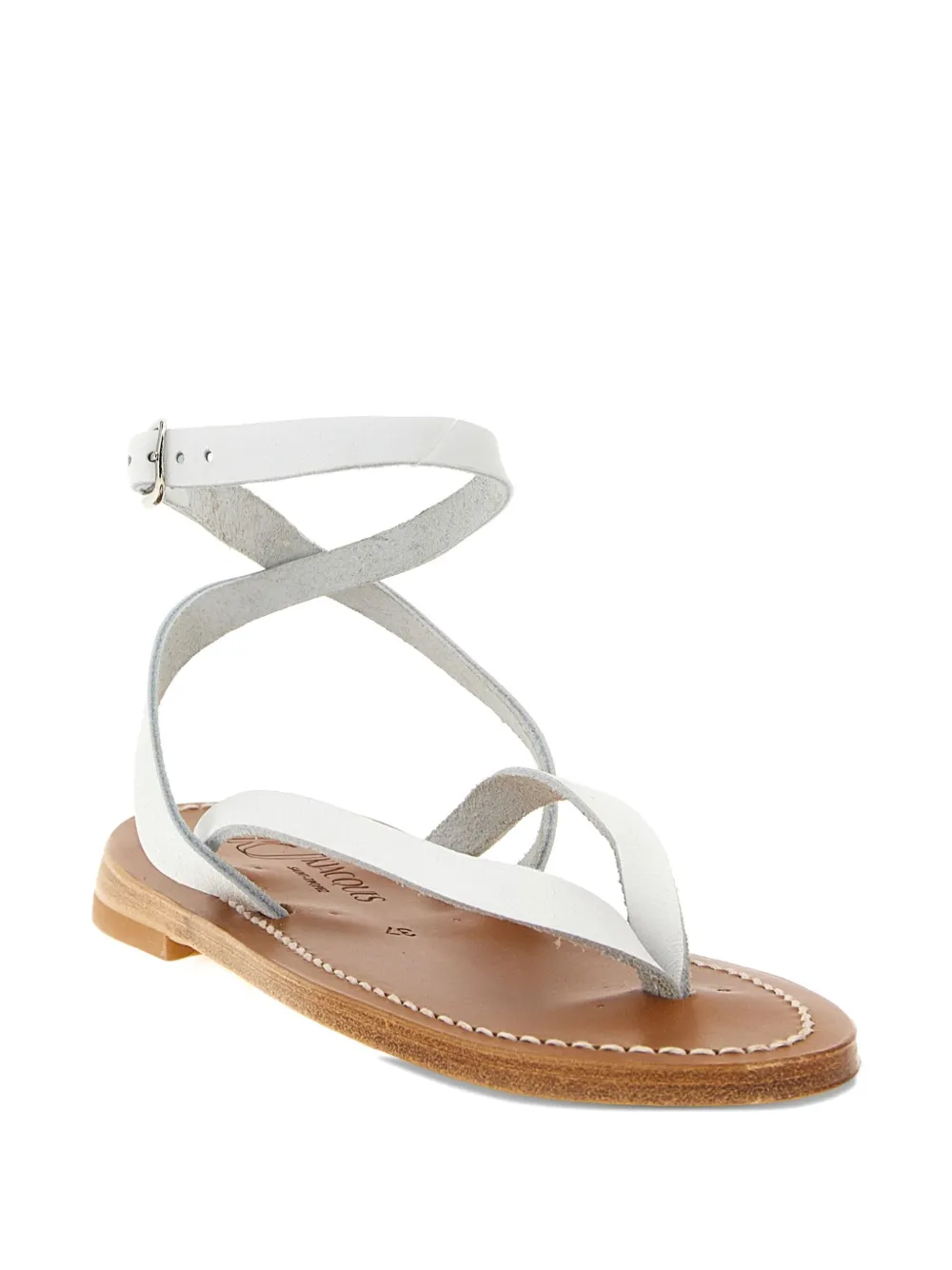 K. Jacques Smyrne double-ankle-strap leather sandals | Flat Sandals | Image 2