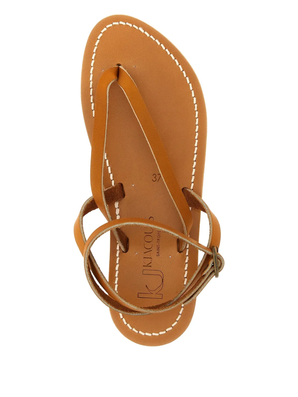 K. Jacques Smyrne leren sandalen Bruin