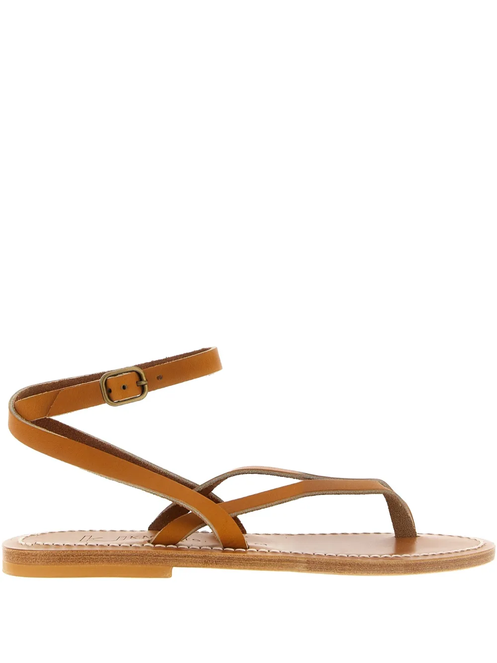 K. Jacques Smyrne leather sandals Brown