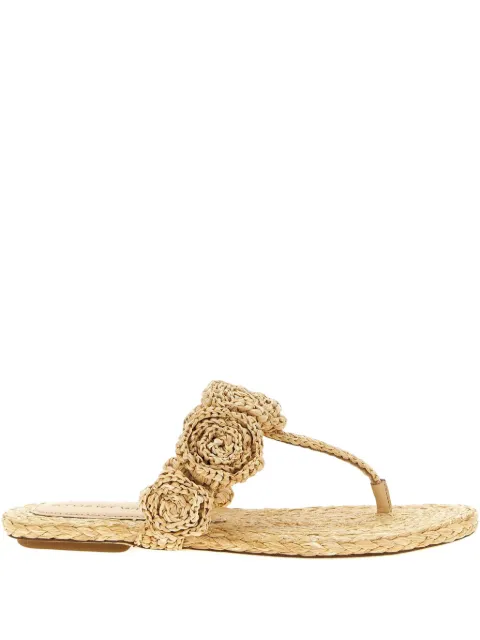 Stuart Weitzman Magnolia floral-embellished sandals
