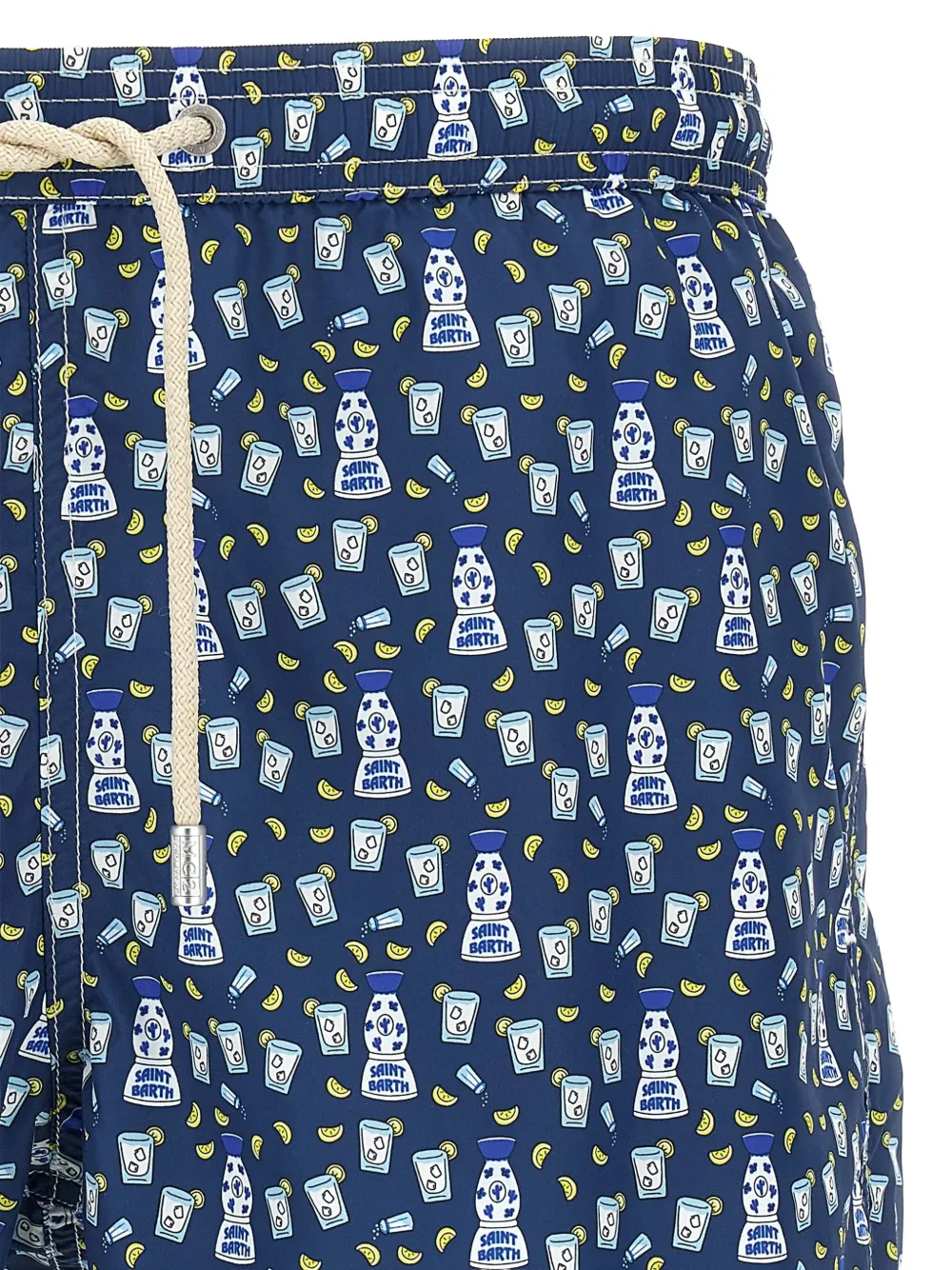 MC2 Saint Barth Lightning zwembroek met patroon Blauw