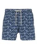 MC2 Saint Barth Lightning patterned swim shorts - Blue