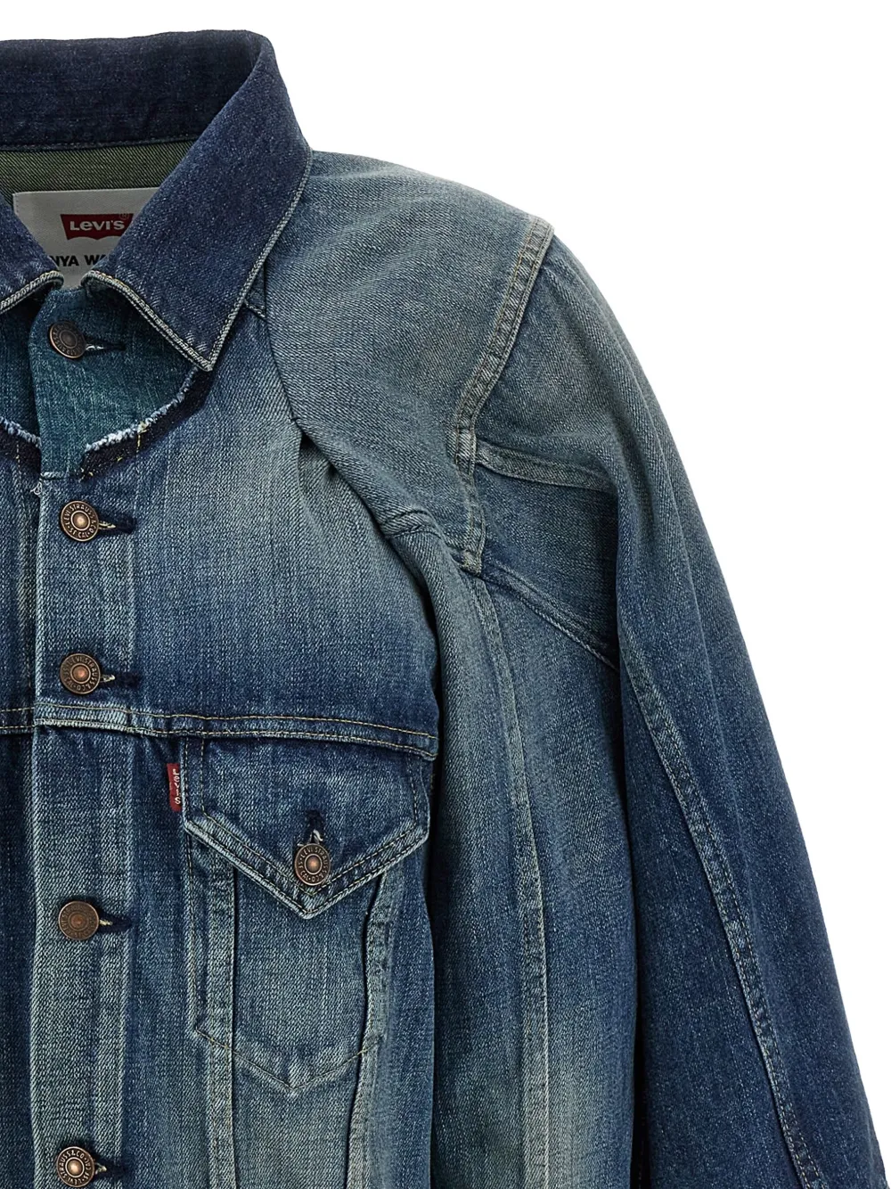 Junya Watanabe x Levi's denim jack Blauw