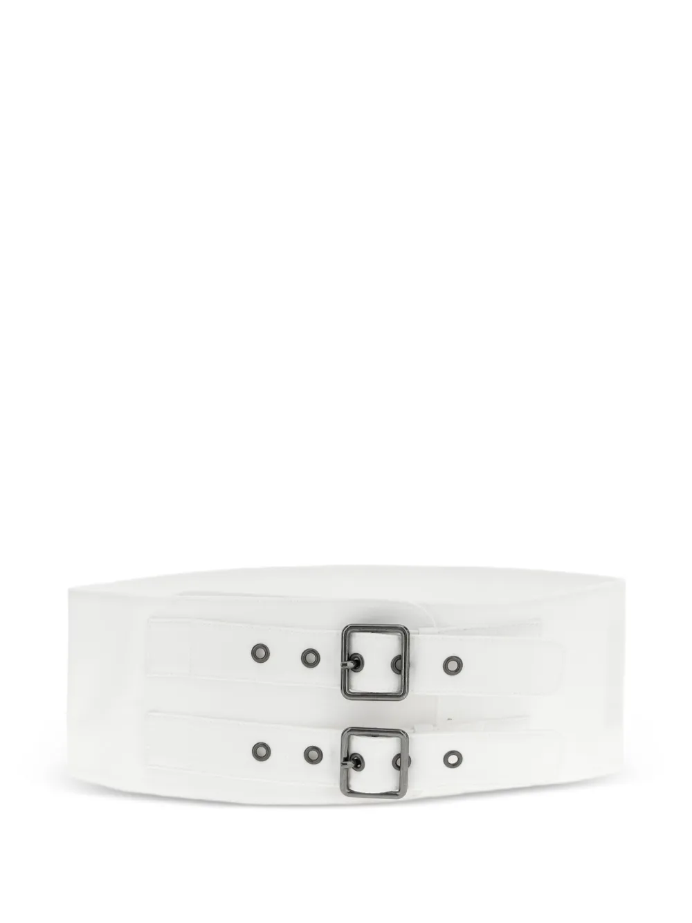THE ANDAMANE ceinture Wild à double boucle | blanc | Image 1