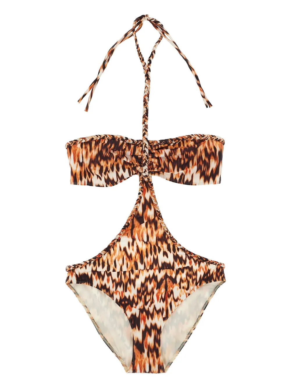 ISABEL MARANT Farah swimsuit Oranje