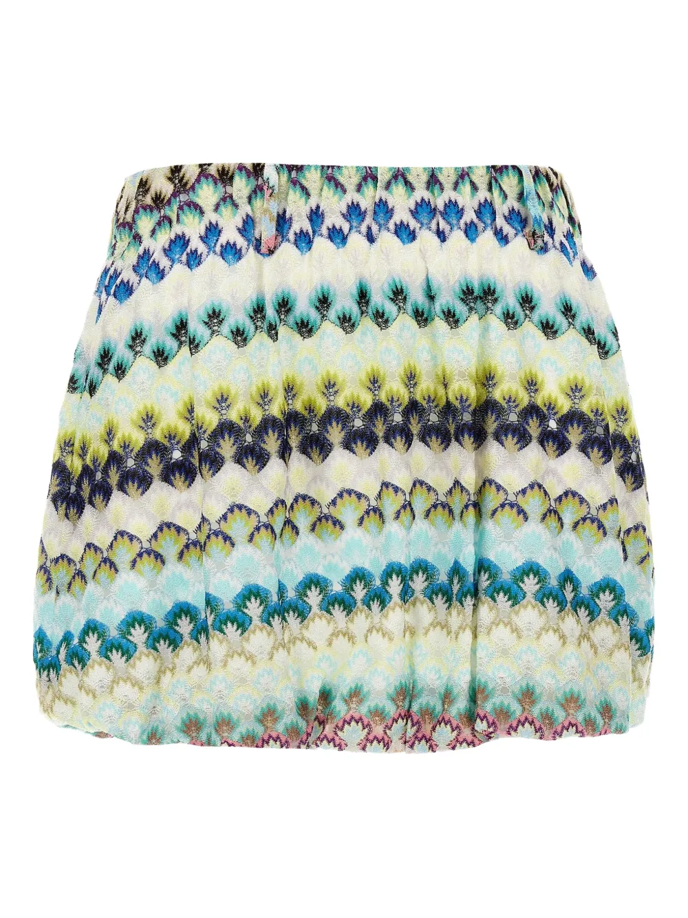 MISSONI PATTERNED LACE MINI SKIRT