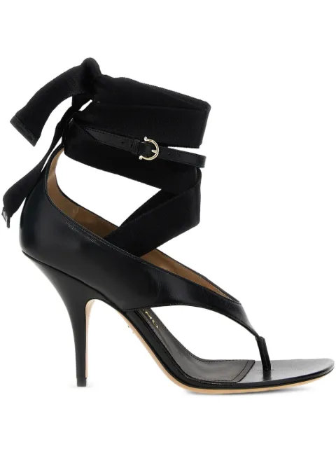 Ferragamo Sandália Leliu com salto 95mm