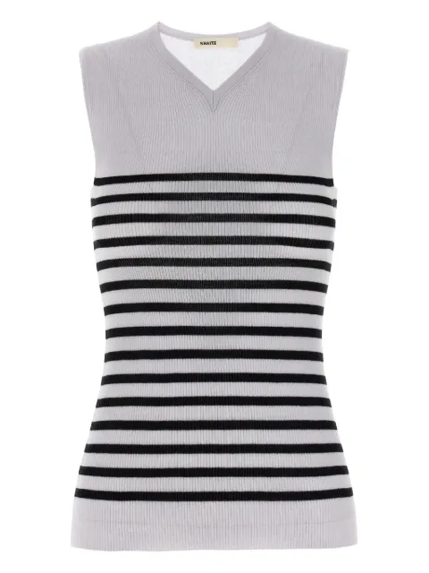 KHAITE Gestreiftes Top