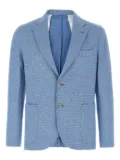 Barba Dynamic 201 houndstooth-patterned blazer - Blue