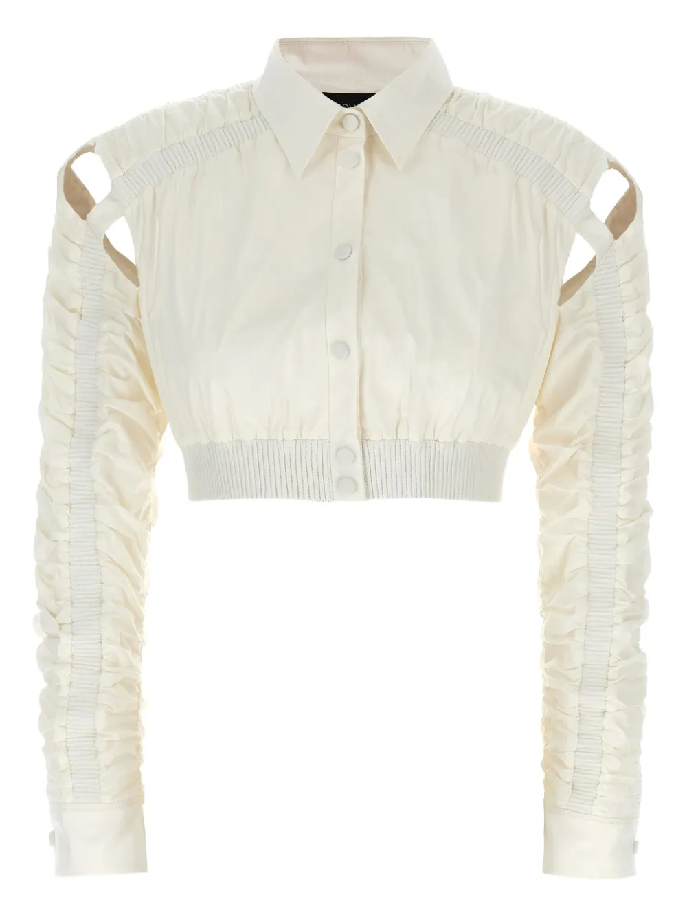 cropped shirt jacket