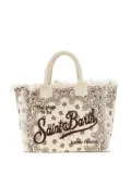 MC2 Saint Barth Vanity bandana-print fringed tote bag - Neutrals