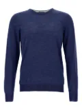 Barba long-sleeved crew-neck sweater - Blue