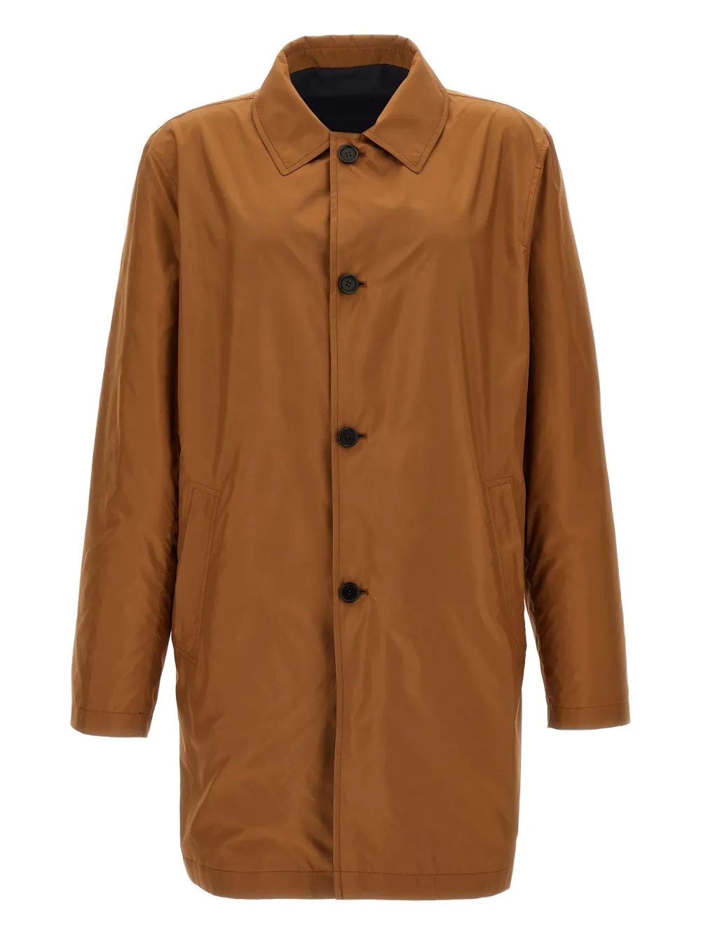 Pal Zileri button-up coat | Brown | Image 1