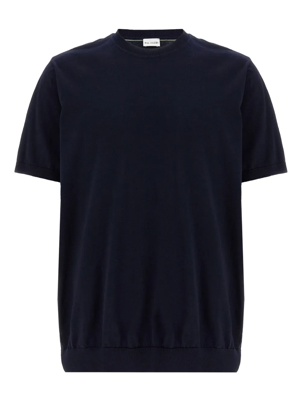 Pal Zileri playera tejida con cuello redondo | azul | Image 1