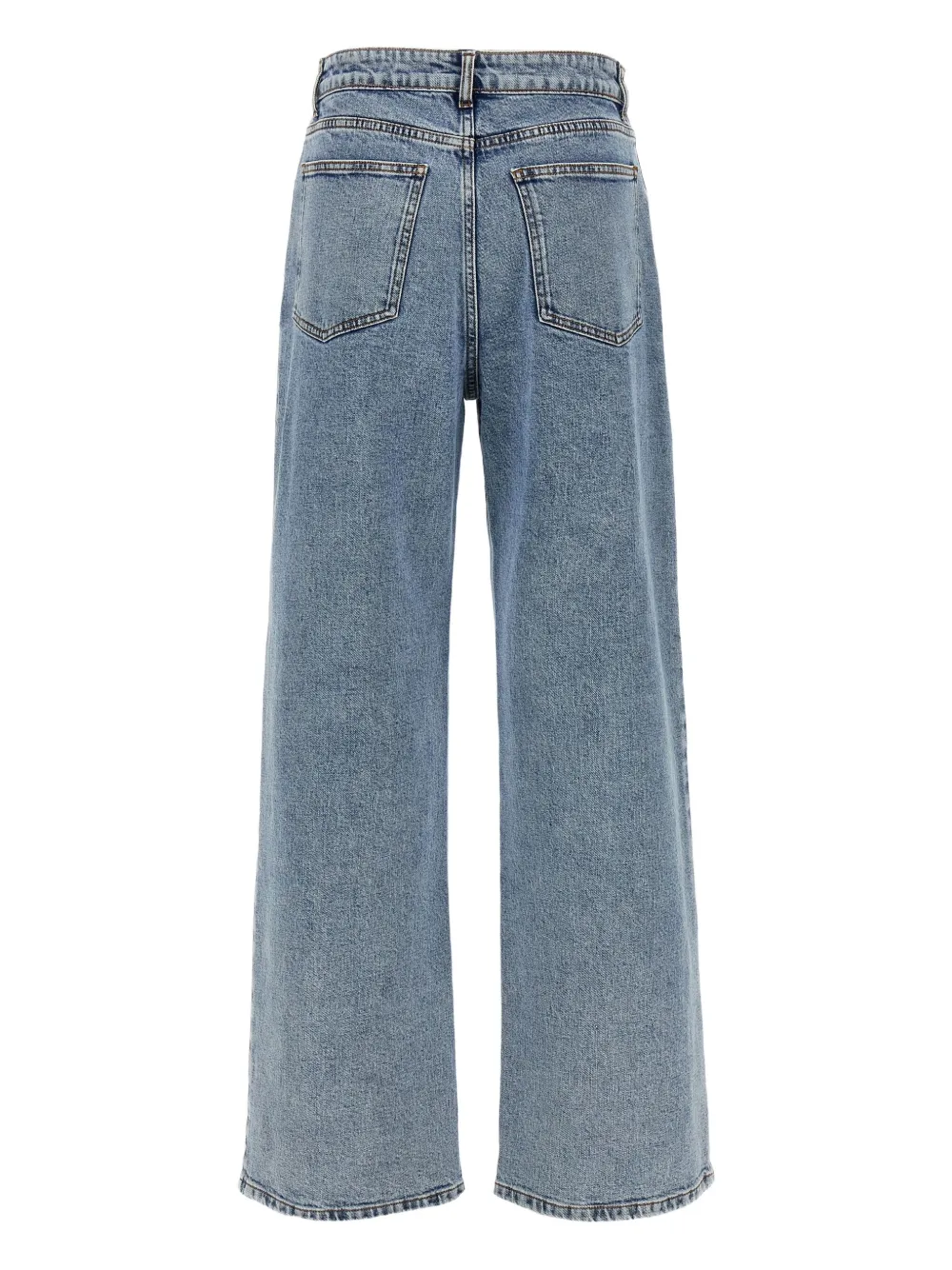 Fabiana Filippi Jeans met klassieke zakken - Blauw