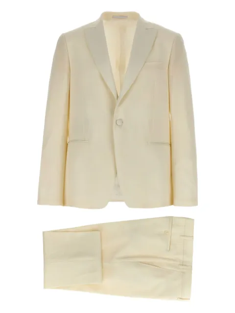 Pal Zileri satin-detail single-breasted suit