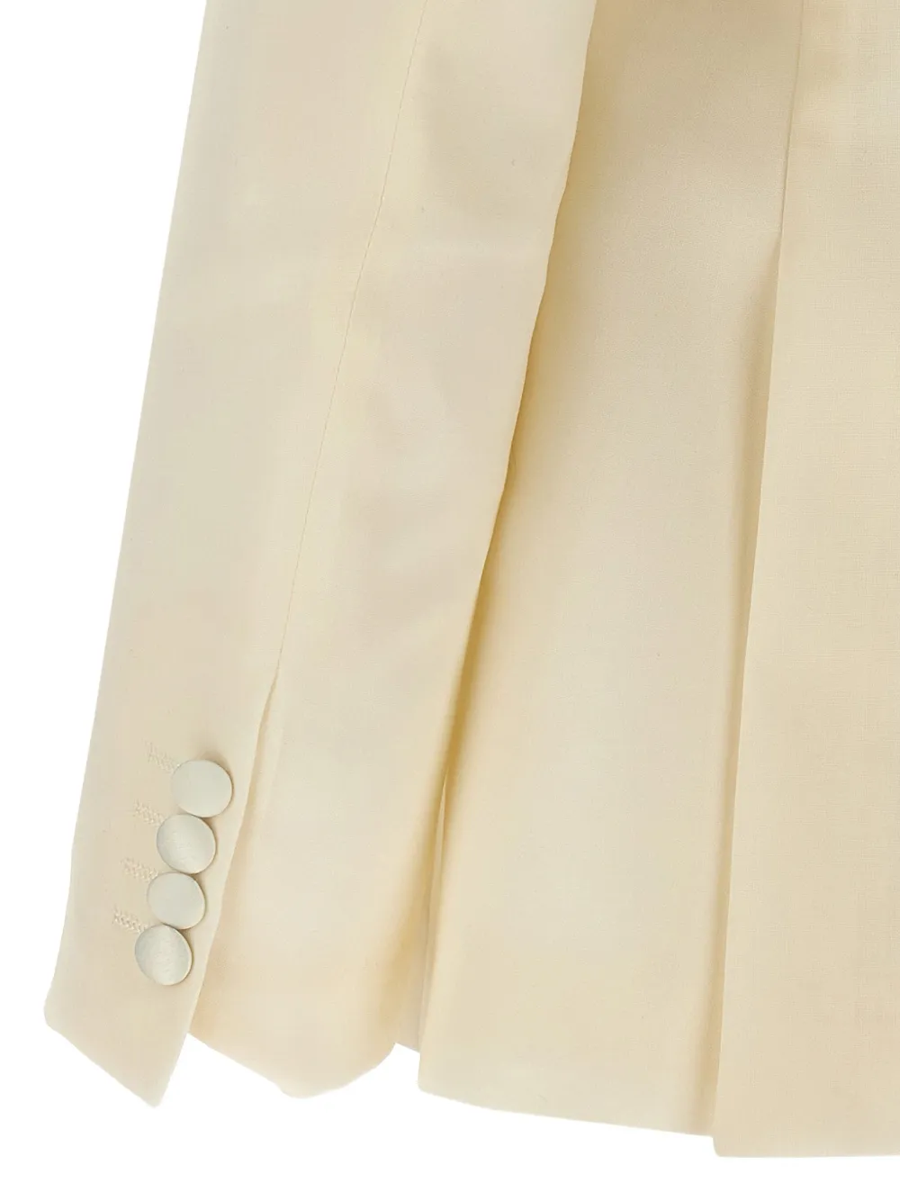 Pal Zileri satin-detail single-breasted suit Wit
