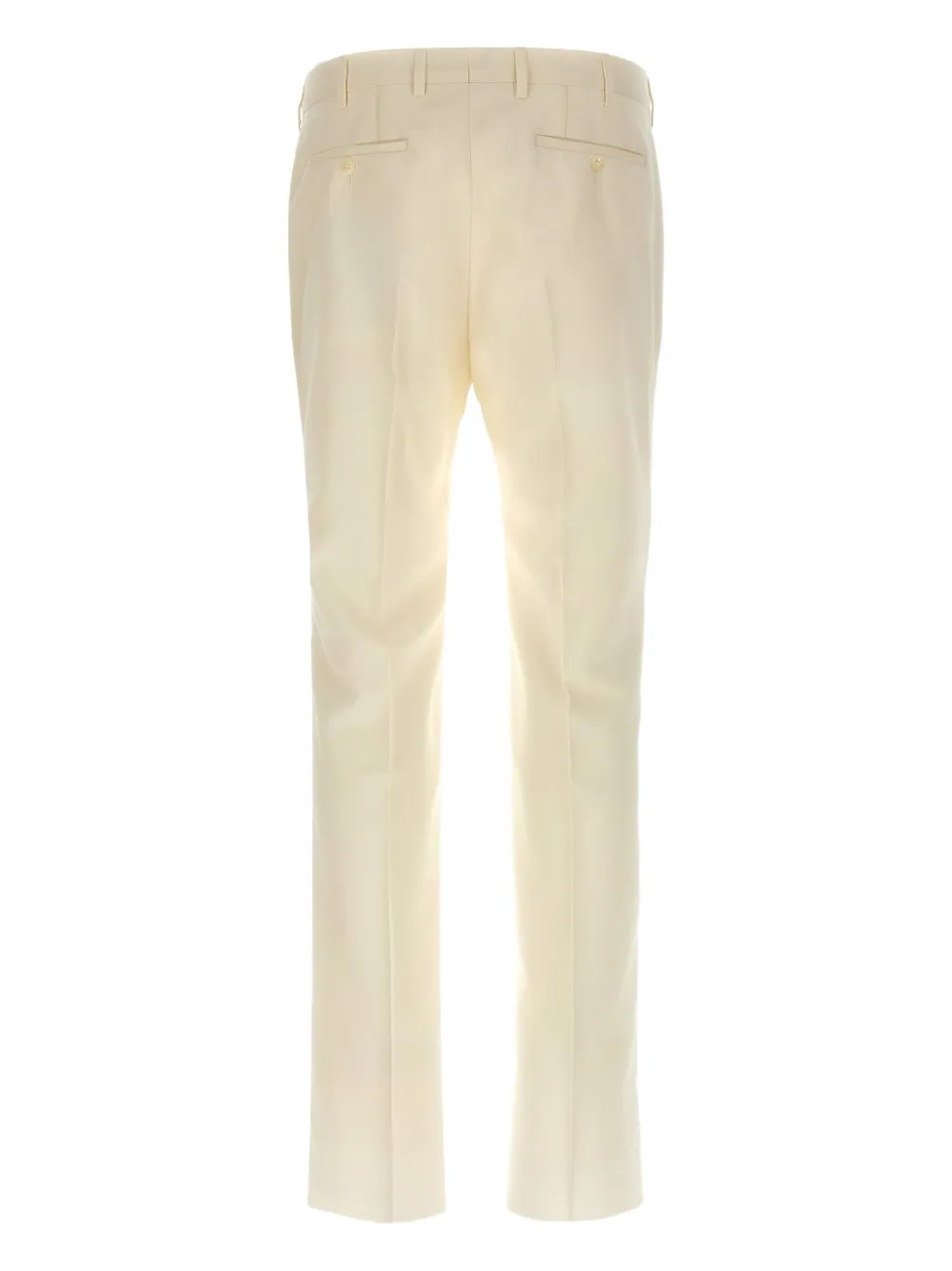 Pal Zileri satin-detail single-breasted suit Wit
