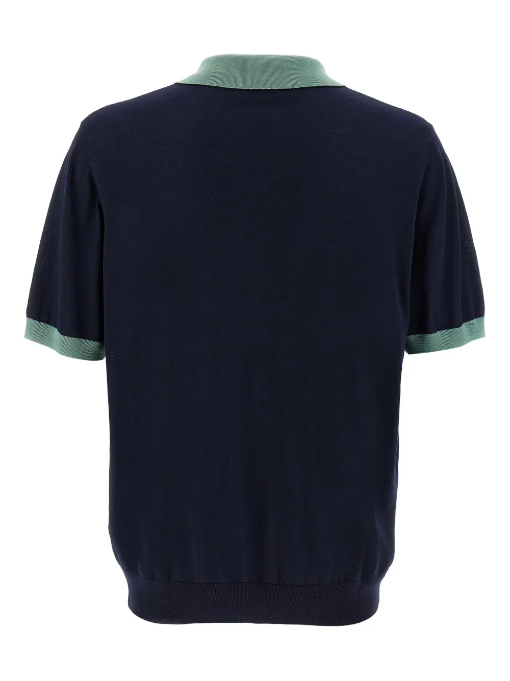 Pal Zileri Poloshirt met contrasterende afwerking - Blauw