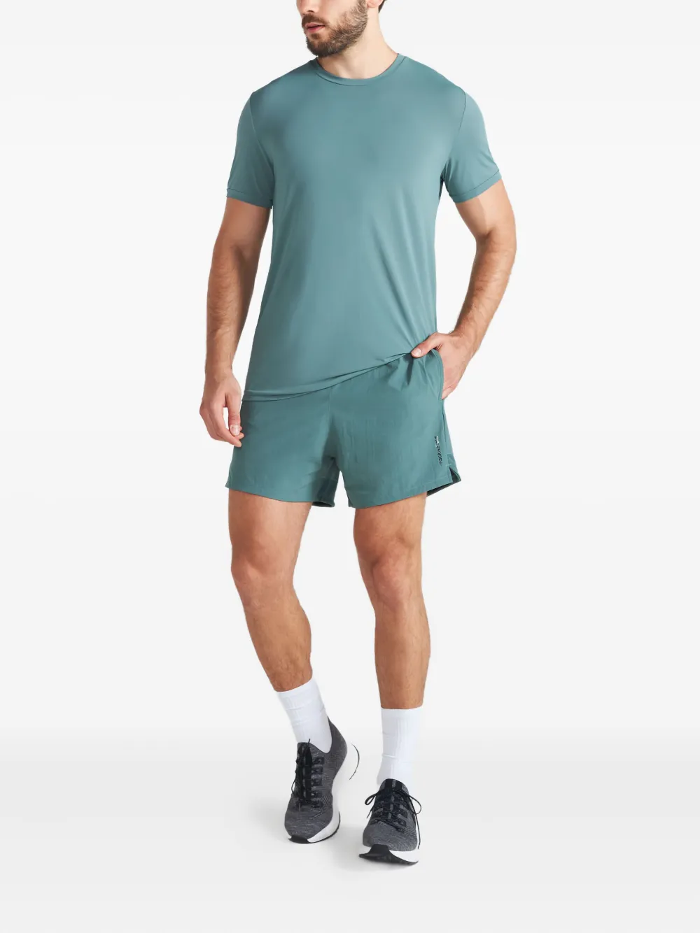 Track & Field Short com cós elástico | Bermuda esportiva | Image 2